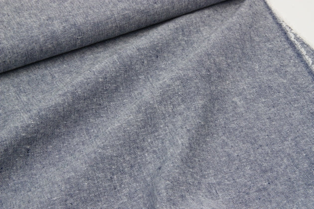 Essex Linen Mix Chambray - Denim