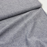 linen cotton mix medium weight fabric in navy 