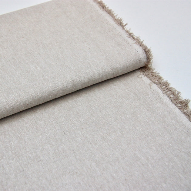 Essex Linen Mix Chambray - Flax