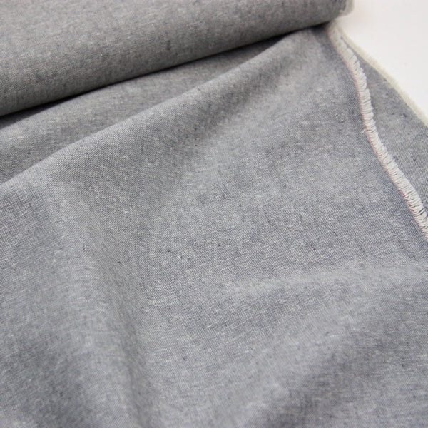 Essex Linen Mix Chambray - Graphite