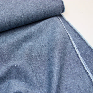 Essex Linen Mix Chambray - Nautical