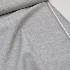 Essex Linen Mix Chambray - Steel