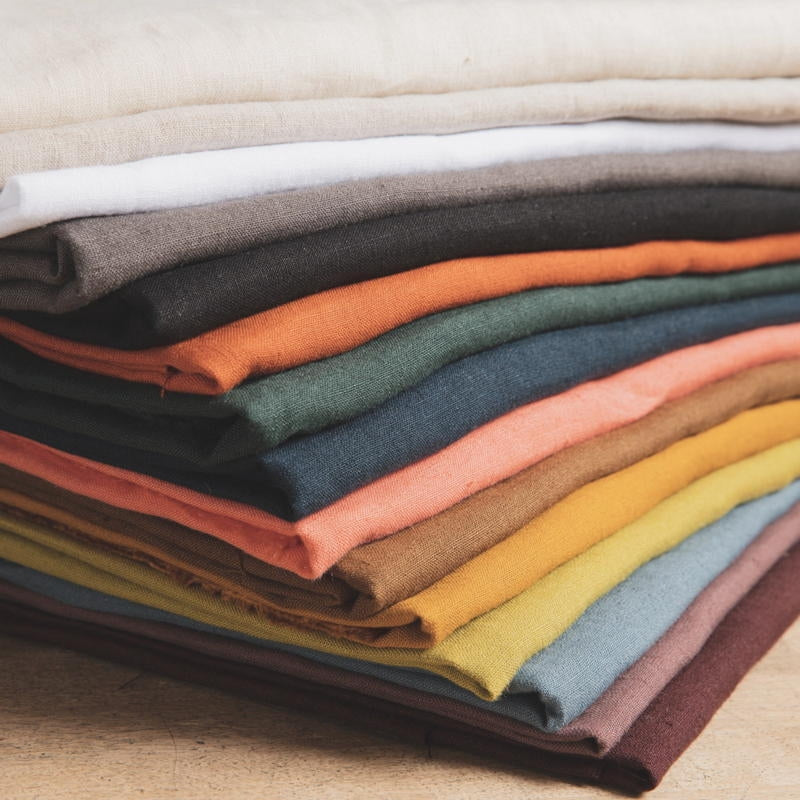 European Washed Linen - Turmeric