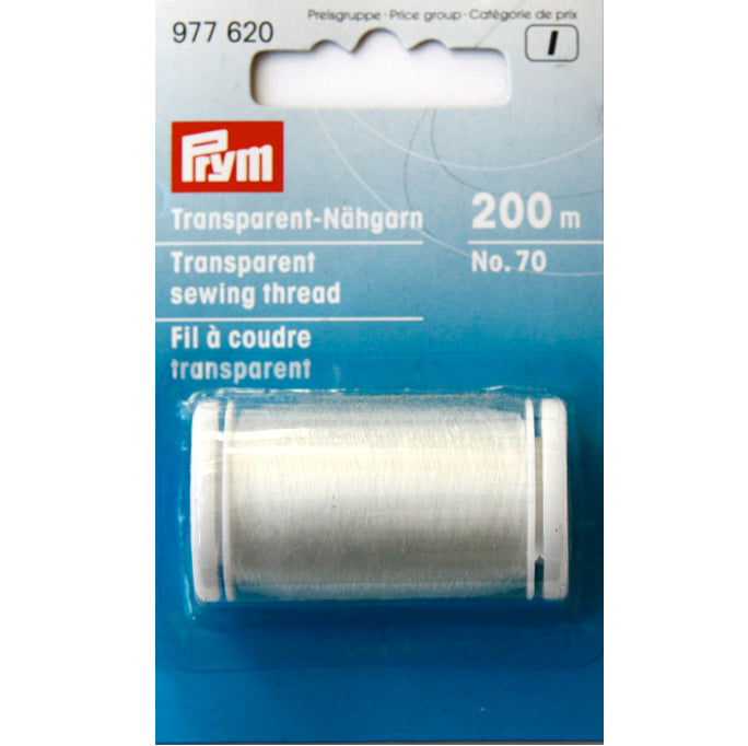 Prym 977620 - Transparent Sewing Thread - Clear