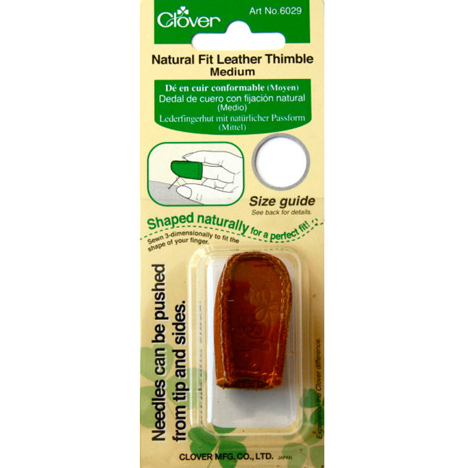 Clover 6029 - Leather Thimble Medium
