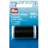 Prym 977621 - Transparent Sewing Thread - Black