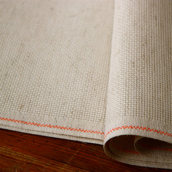 Linen Mix Aida Fabric - 14 Count - Sand