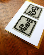 White Aida Cross-Stitch fabric with grid