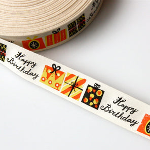 Alice Pattullo Happy Birthday Ribbon - By The Metre