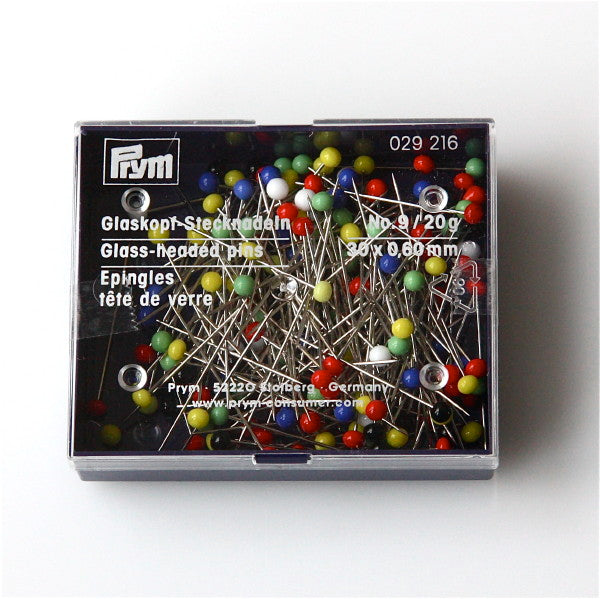Prym 029216 - Glass Headed Pins Dressmaking