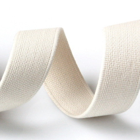 Cotton Strap Webbing 30mm - Natural