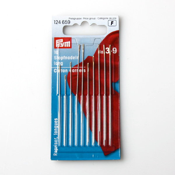 Prym 124659 - Cotton Darning Needles No. 3-9