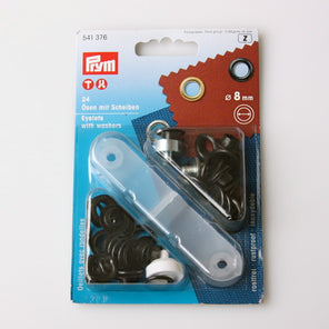 Prym 541376 - Eyelets - Black 8mm
