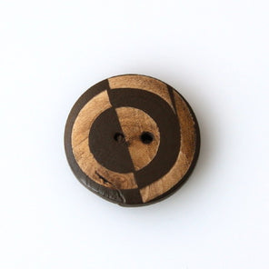 Wooden Button 24mm - Art Deco