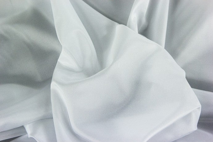 white acetate lining fabric