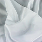 White acetate lining fabric