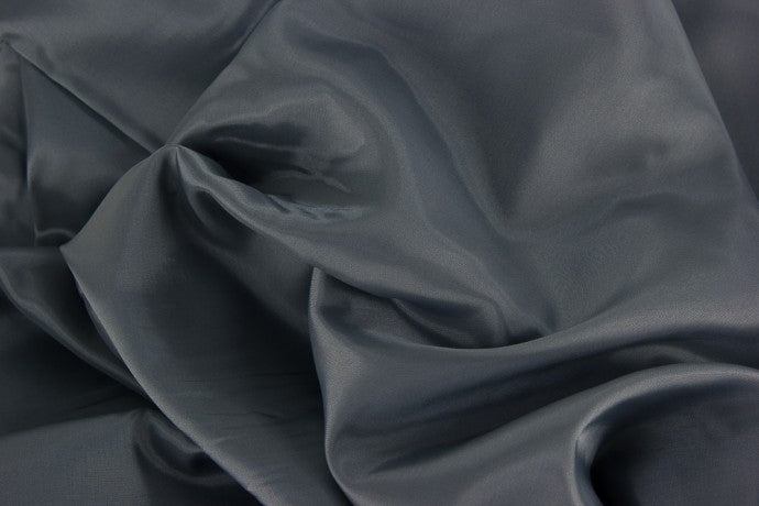 Dark grey acetate lining fabric