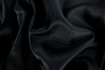 Black acetate lining fabric