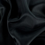 Black acetate lining fabric