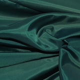 Dark green acetate lining fabric