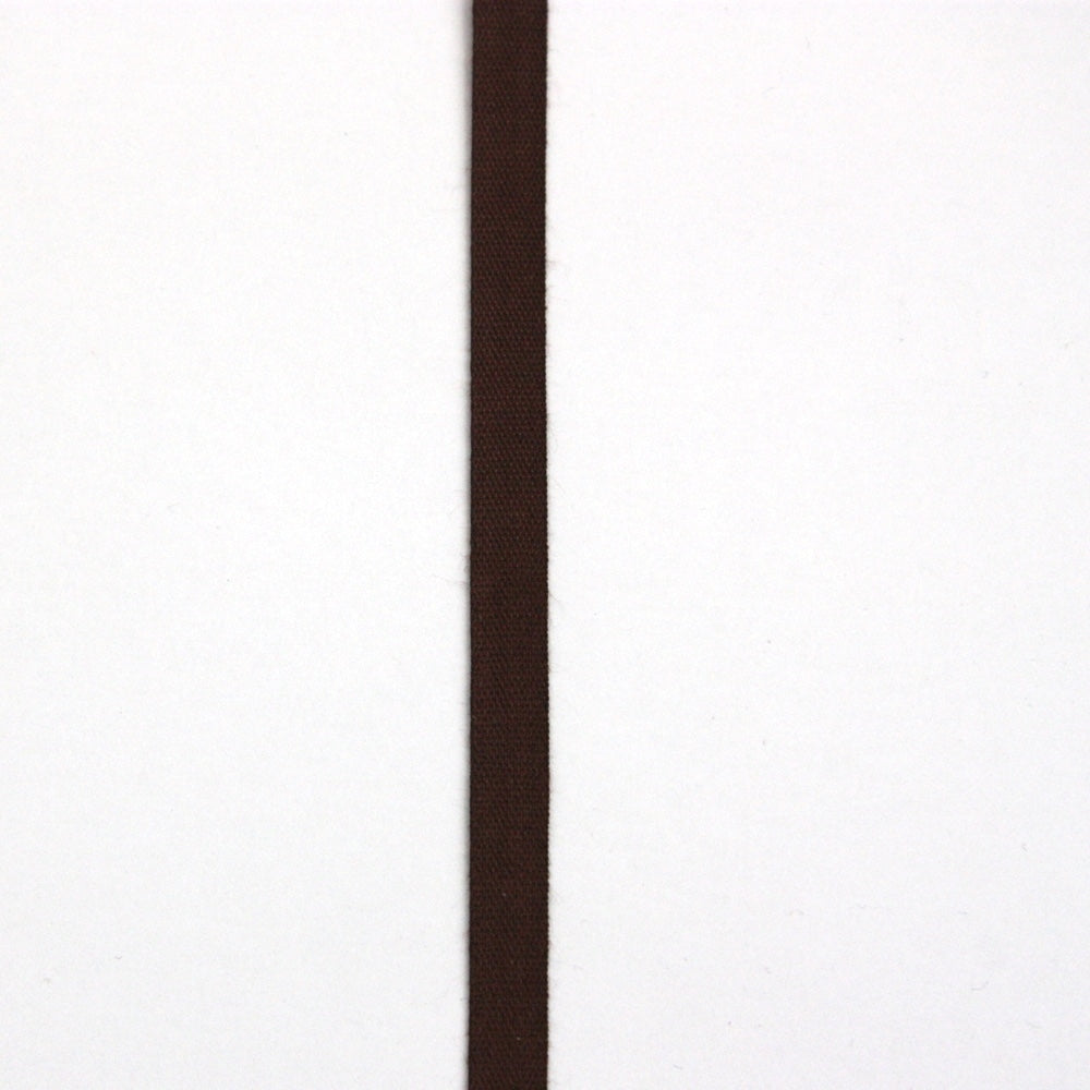 Coloured Cotton Tape - Chocolate 7mm