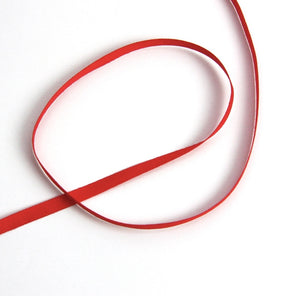 Coloured Cotton Tape - Scarlet 7mm