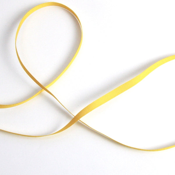 Coloured Cotton Tape - Yellow 7mm