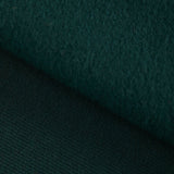 organic cotton dark green coloured fleece