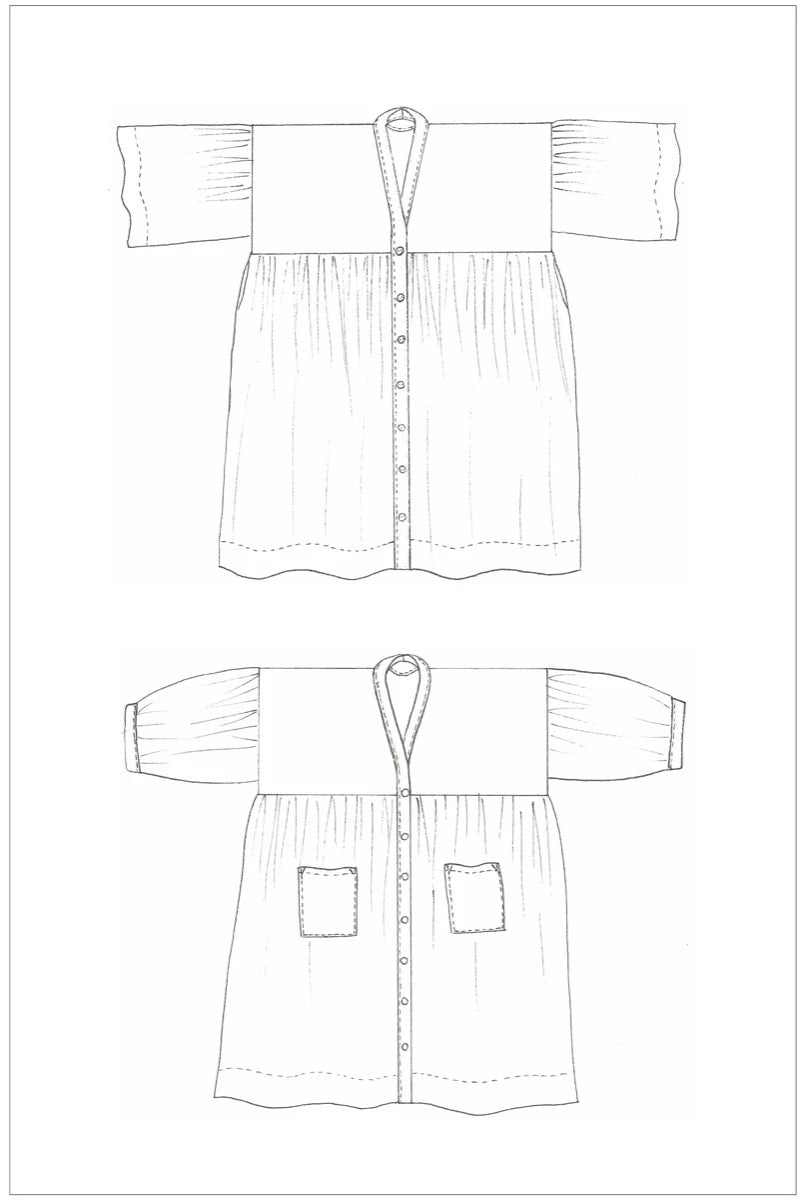 Birgitta Helmersson - Zero Waste Gather Dress - PDF Pattern