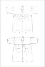 Birgitta Helmersson - Zero Waste Gather Dress - PDF Pattern