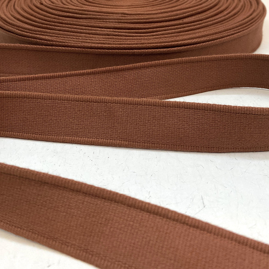 Cotton Strap Webbing 30mm - Gingerbread