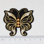 Iron-On Patch - Gold Butterfly
