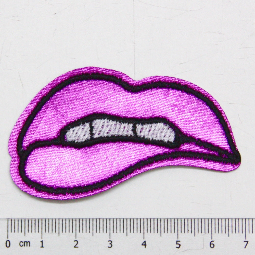 Iron-On Patch - Pink Lips