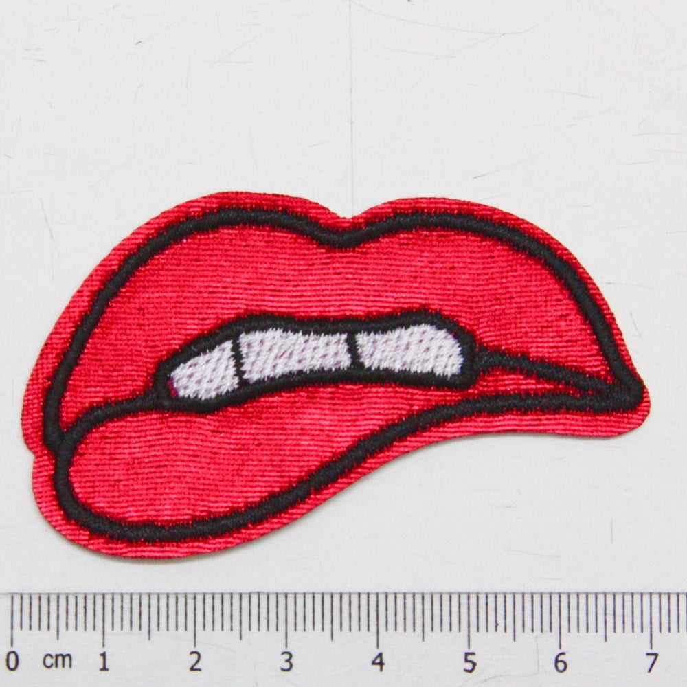 Iron-On Patch - Red Lips