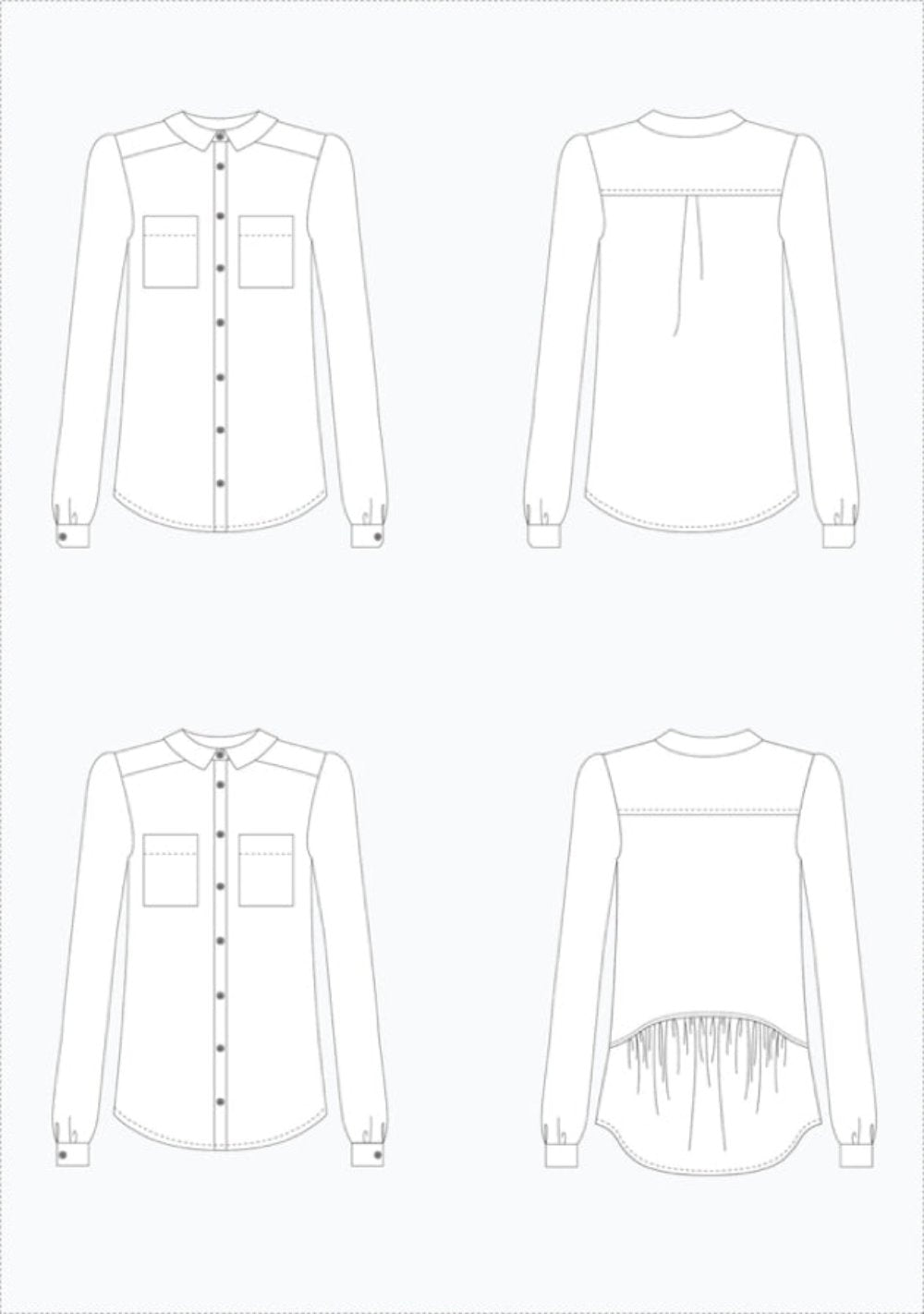 Grainline Studio - Archer Shirt - Multiple sizes