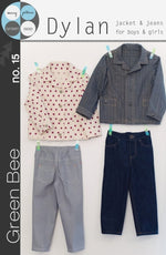 Green Bee Kids Patterns - Dylan Unisex Jacket & Jeans