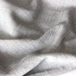 light grey cotton gauze fabric