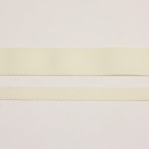 Grosgrain Stitch Ribbon - Cream
