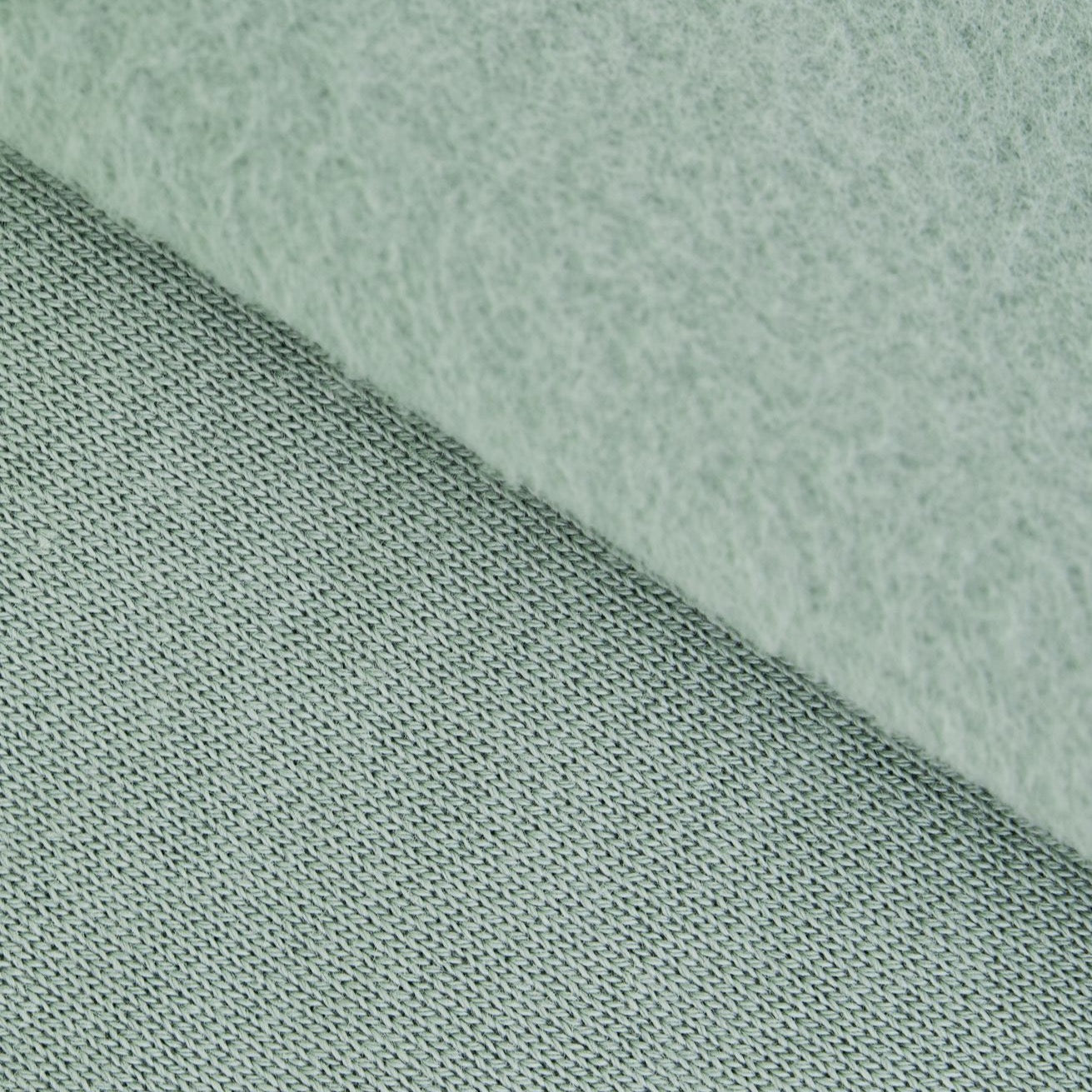 Organic Cotton Fleece - Mint Green