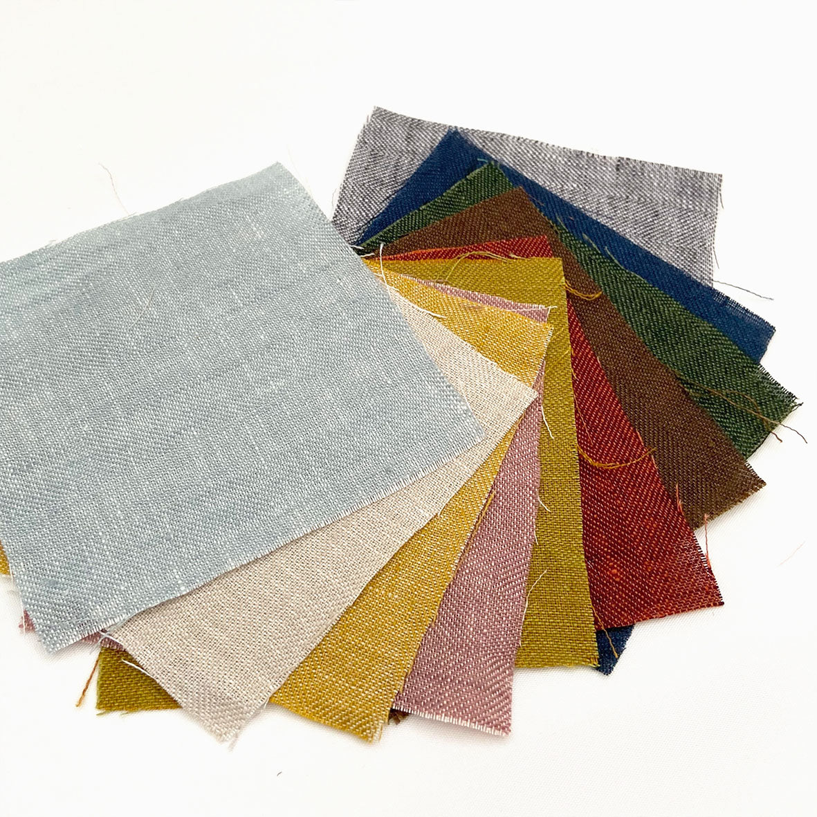 European Herringbone Linen - Swatches