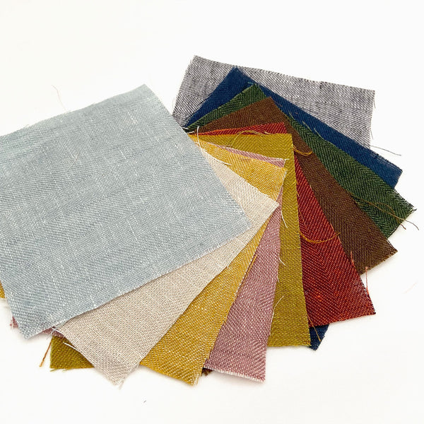 European Herringbone Linen - Swatches