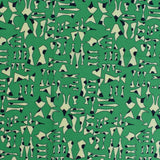 Luxury Printed Cotton Lawn - Hoy Green