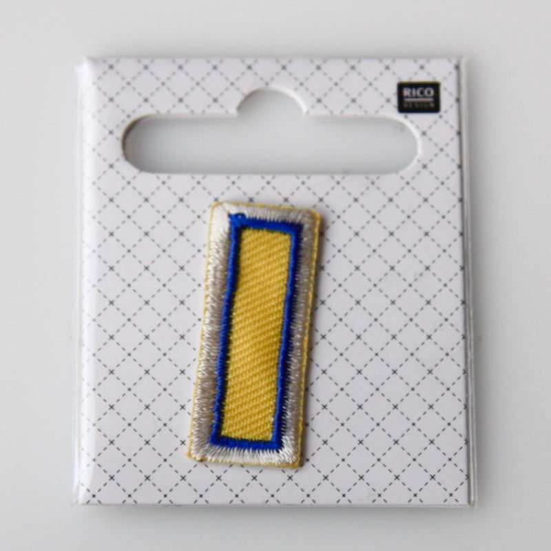 Iron-On Alphabet Patch - I