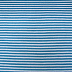 striped blue and white cotton sweatshirt cuffs and neck ribbing fabric