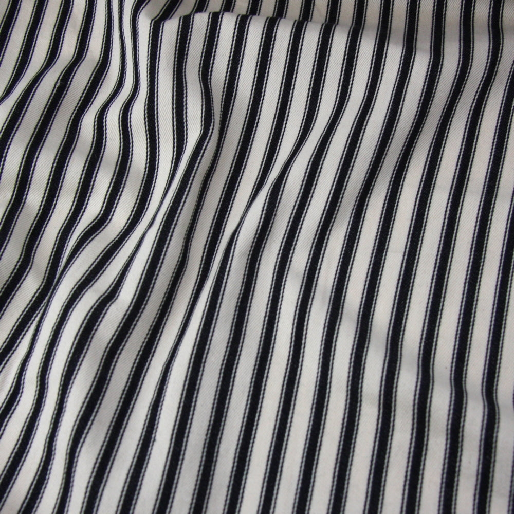 Cotton Ticking - Natural and Black