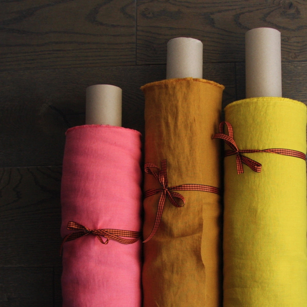 European Washed Linen - Ivory