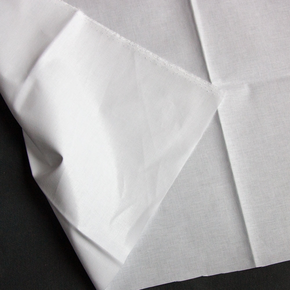 Manly Fusible Woven Interfacing - Collar Weight  - White