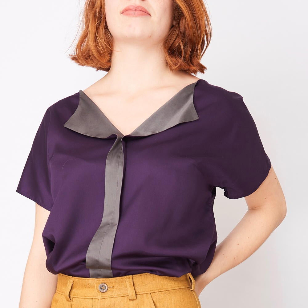 Organic Bamboo Silk - Damson