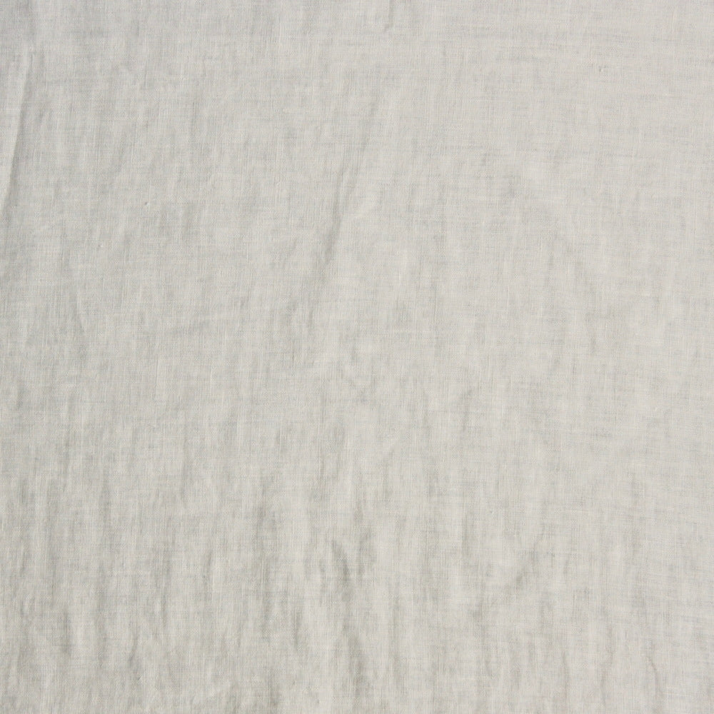 ivory coloured and washed european linen fabric