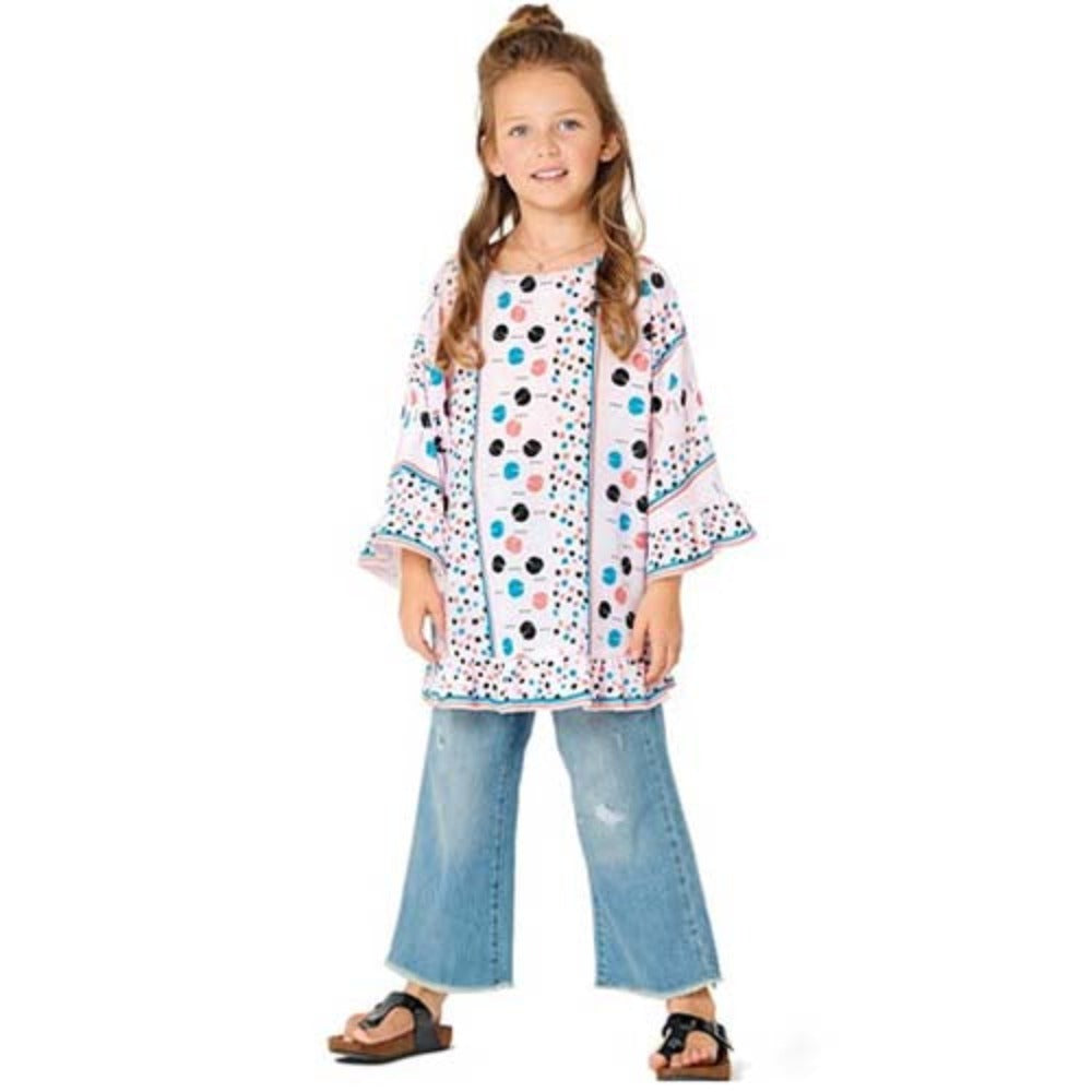 Burda Kids 9303 - Girl's Tops